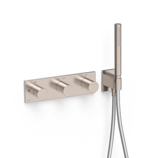 Термостат на 3 выхода TRES B-System 30735301AC (сталь)