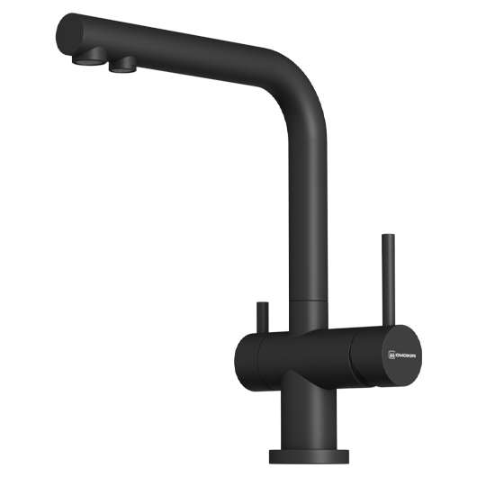 Смеситель для кухни Omoikiri Nagano BL-P черный (4974047)