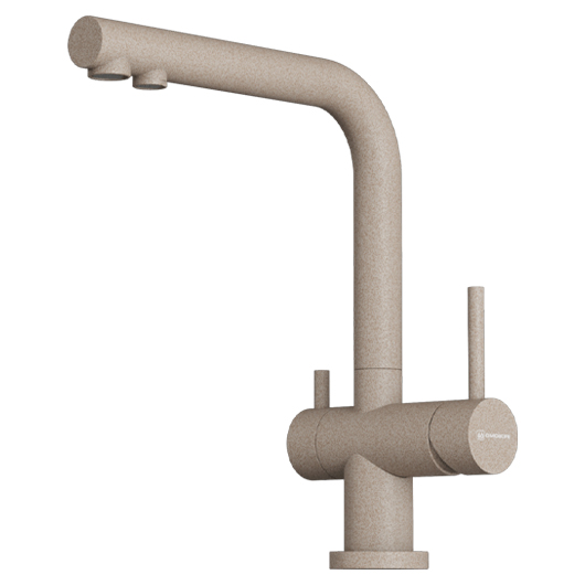 Смеситель для кухни Omoikiri Nagano SA-P бежевый (4974055)