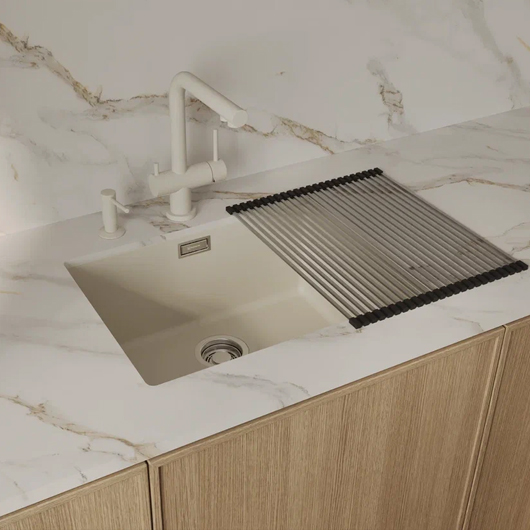 Смеситель для кухни Omoikiri Nagano PA-P пастила (4974216)