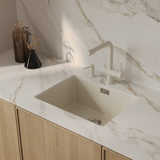 Смеситель для кухни Omoikiri Nagano PA-P пастила (4974216)