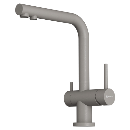 Смеситель для кухни Omoikiri Nagano GR-P leningrad grey (4974219)