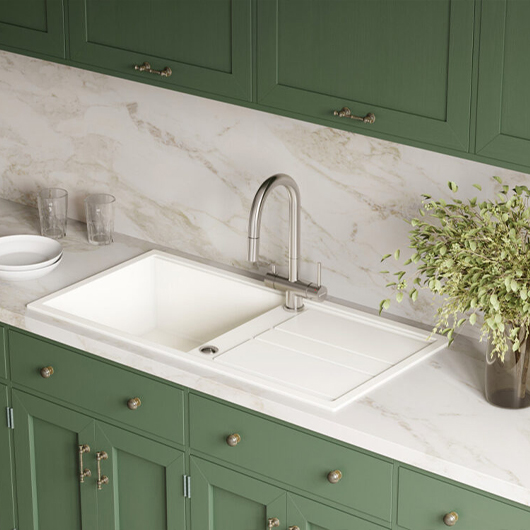 Смеситель для кухни Omoikiri Akita-S BN нержавеющая сталь (4994302)