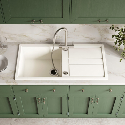 Смеситель для кухни Omoikiri Akita-S BN нержавеющая сталь (4994302)