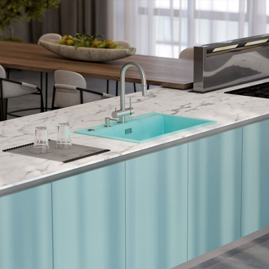 Смеситель для кухни Omoikiri Akita-S BN нержавеющая сталь (4994302)