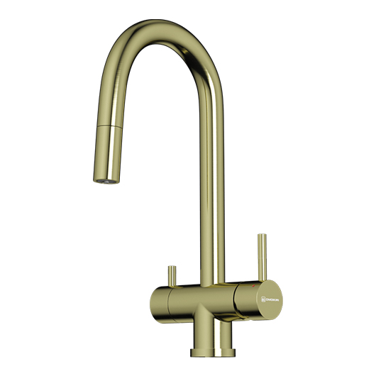 Смеситель для кухни Omoikiri Akita -S LG светлое золото (4994350)