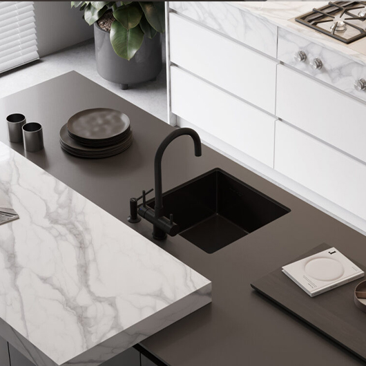 Смеситель для кухни Omoikiri Akita GB графит (4994354)