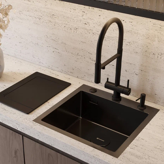 Смеситель для кухни Omoikiri Kanto GB графит (4994356)