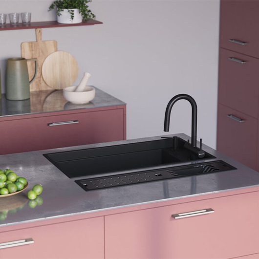 Смеситель для кухни Omoikiri Akita-S GB графит (4994359)