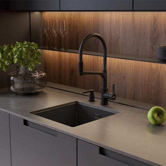 Смеситель для кухни Omoikiri SINTO 2 PLUS GB графит (4994377)