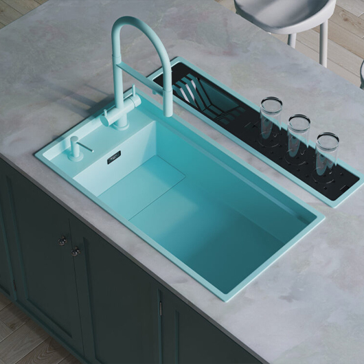 Смеситель для кухни Omoikiri Kanto AZ azur blue (4994425)