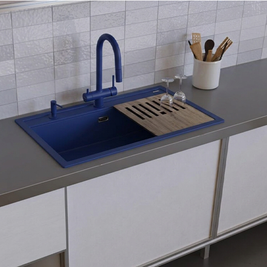 Смеситель для кухни Omoikiri Akita-S IB indigo blue (4994438)