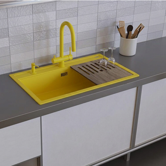 Смеситель для кухни Omoikiri Akita-S SL sicilian lemon (4994440)