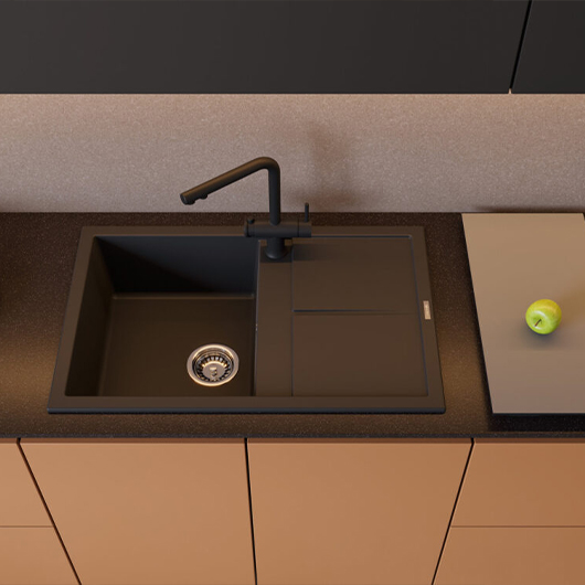 Смеситель для кухни Omoikiri Hotaru GB графит (4994491)