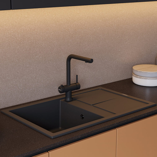 Смеситель для кухни Omoikiri Hotaru GB графит (4994491)