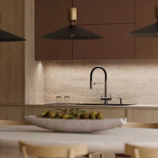 Смеситель для кухни Omoikiri Kanto GM-BL вороненая сталь / черный (4994605)