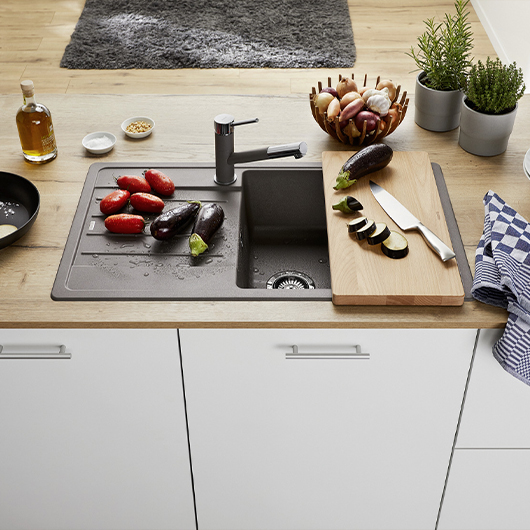 Мойка кухонная Blanco Legra XL 6 S 527274 (вулканический серый, 860х500 мм)