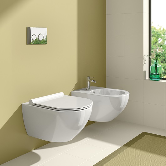 Чаша подвесного унитаза Catalano Sfera Up-Fix 0511750001 безободковая