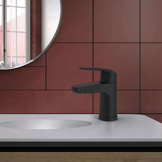 Смеситель для раковины TRES Base Plus 21610303NM (черный матовый)