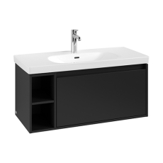 Тумба под раковину Villeroy & Boch Skyla C79000VL Volcano Black (972х439 мм)