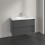 Тумба под раковину Villeroy & Boch Skyla C79900VR Graphite (972х439 мм)