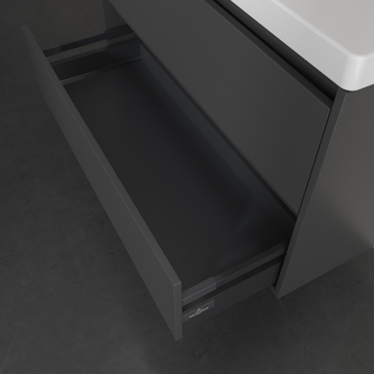 Тумба под раковину Villeroy & Boch Skyla C79900VR Graphite (972х439 мм)