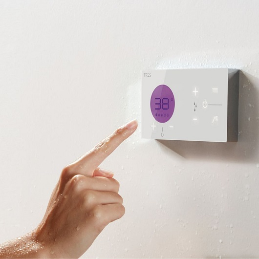 Душевая система TRES Shower Technology 09286558 (хром) электронное управление