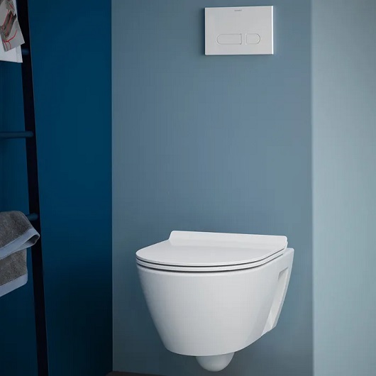 Унитаз подвесной Duravit No.1 Rimless 45820900A1 безободковый (чаша 2582090000 с сиденьем SoftClose 0029390000)