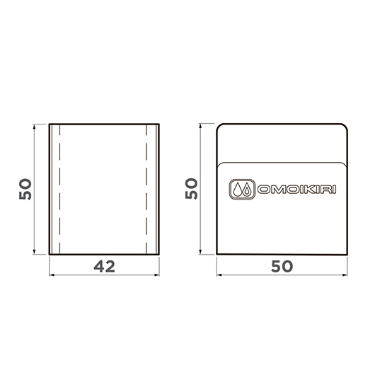 Держатель для губки Omoikiri SH-01 IN нержавеющая сталь (4999122)