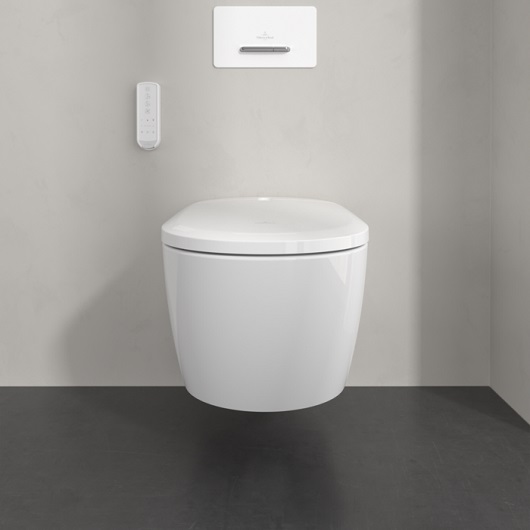 Унитаз-биде подвесной Villeroy & Boch Supreo V16EN2R1 Альпийский белый, CeramicPlus