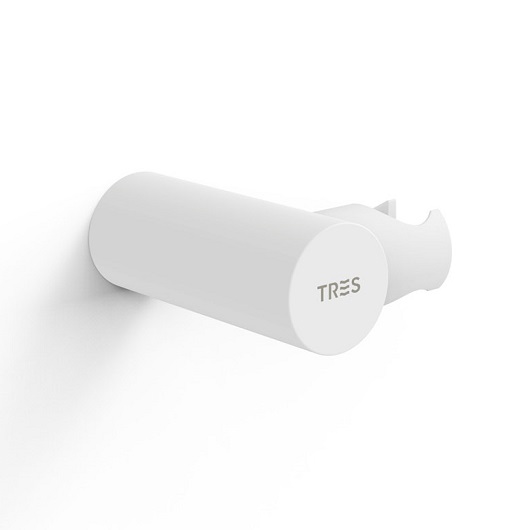 Держатель ручного душа TRES Showers 06183901BM (белый матовый)