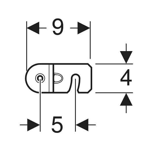 Комплект крепления к стене Geberit Duofix 111.839.00.2