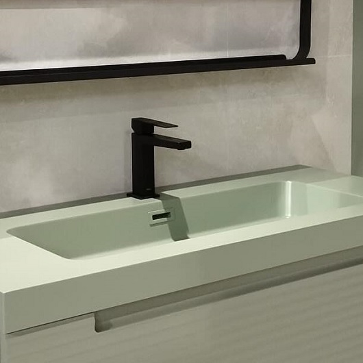 Смеситель для раковины TRES Slim Exclusive Colors 20210301NM (черный матовый) без донного клапана