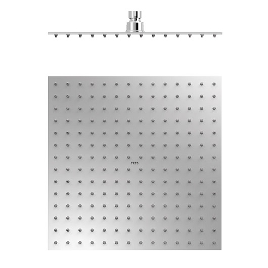 Верхний душ TRES Showers 134315012 (300х300 мм, хром)