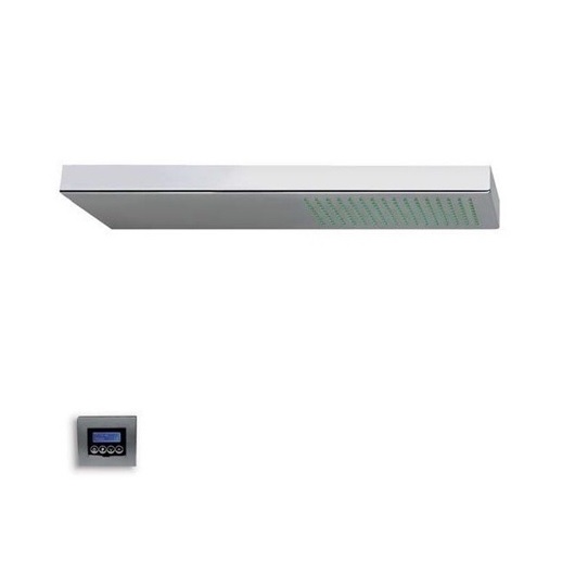 Верхний душ TRES Showers Cromotherapy 134901 (170х550 мм) хром