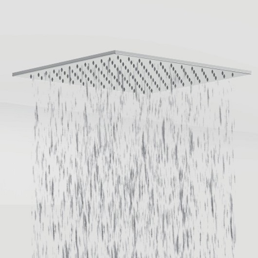 Верхний душ TRES Showers 13495101 потолочный (405х405 мм, хром)