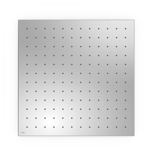 Верхний душ TRES Showers 13495101 потолочный (405х405 мм, хром)