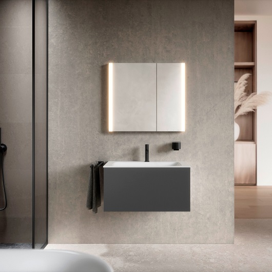 Зеркальный шкаф Keuco Somaris 14502002201 (800х710мм, 14502 002201)