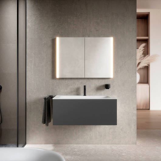 Зеркальный шкаф Keuco Somaris 14503002101 (1000х710мм, 14503 002101)