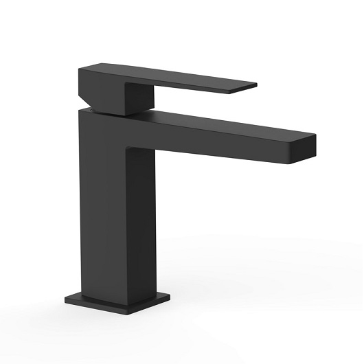Смеситель для раковины TRES Slim Exclusive Colors 20210301NM (черный матовый) без донного клапана