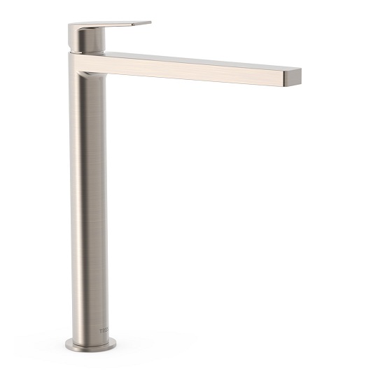 Смеситель для раковины TRES Project Colors 21180301AC (сталь) высокий