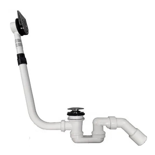 Слив-перелив для ванны Villeroy & Boch Oberon 2.0 UPWAS0006 хром/белый