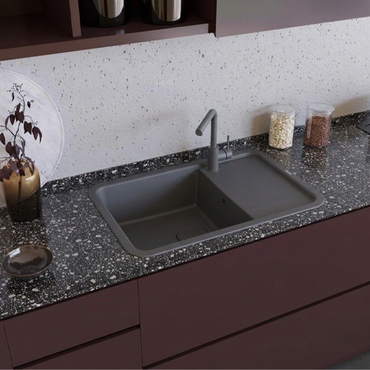 Смеситель для кухни Omoikiri Nakagawa PL-P платина (4974312)