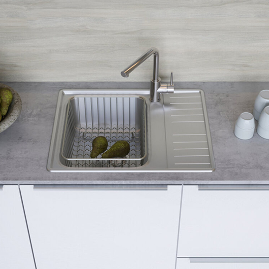 Смеситель для кухни Omoikiri Nakagawa BN нержавеющая сталь (4994319)