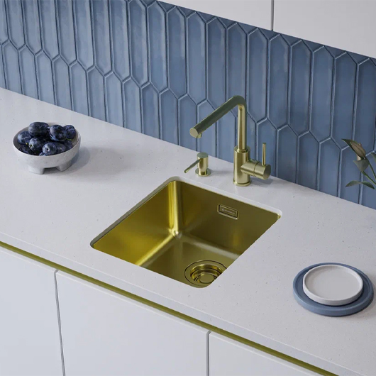 Смеситель для кухни Omoikiri Nakagawa LG светлое золото (4994480)