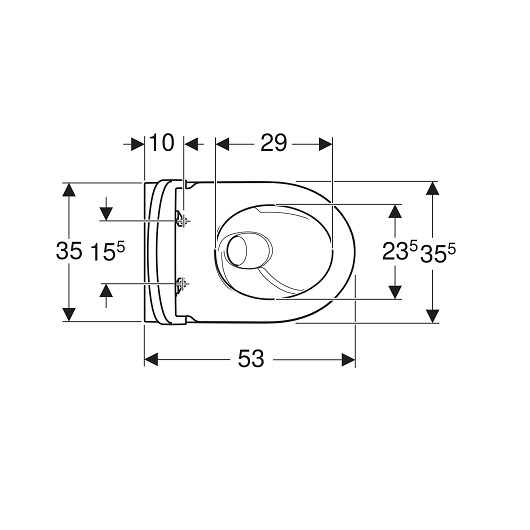 Унитаз подвесной Geberit iCon 503.046.00.1 TurboFlush