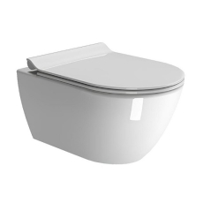 Чаша подвесного унитаза GSI Pura Rimless 8815FR511 безободковая, Swirflush 2.0, белая