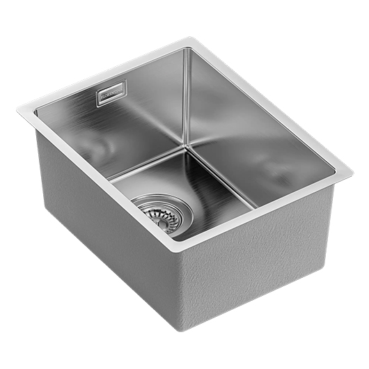 Мойка кухонная Florentina Оптима-Hm 300 OHM.300.400.B.10.S.10 (сатин, 440х340 мм)