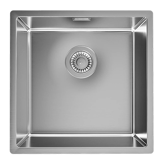 Мойка кухонная Florentina Оптима-Hm 400 OHM.400.400.B.10.S.10 (сатин, 440х440 мм)