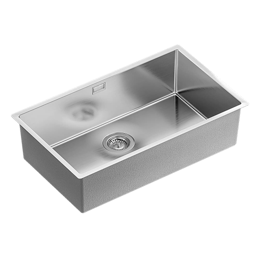 Мойка кухонная Florentina Оптима-Hm 700 OHM.700.400.B.10.S.10 (сатин, 740х440 мм)